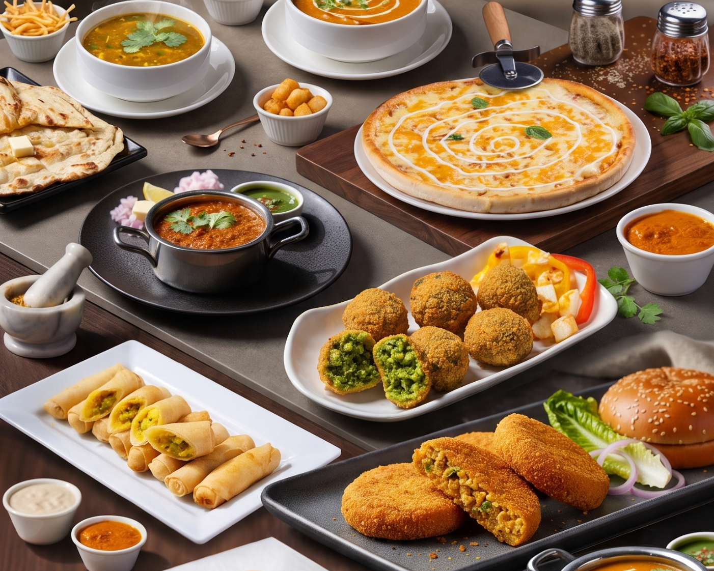 “RLS Foods frozen food products and ready-to-cook food showcase”